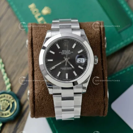 Rolex Datejust 126300 | Gri Kadran | 41mm ETA Saat | Oyster Bilezik