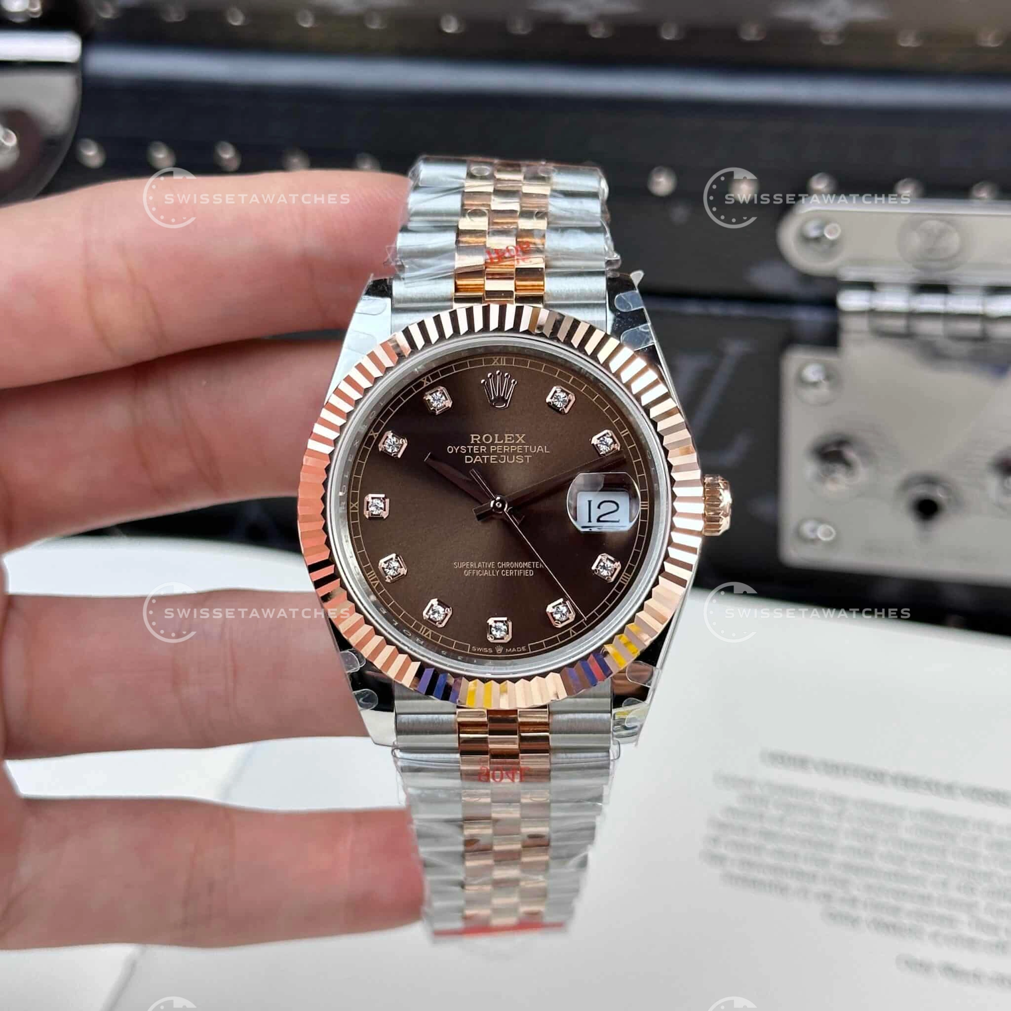 Rolex-Datejust-41-Two-Tone-Chocolate-Diamond-Dial-18K-Rose-Gold (1)