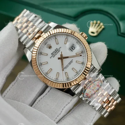 Rolex Datejust | 41mm ETA Saat | Beyaz Kadran | Clean Factory