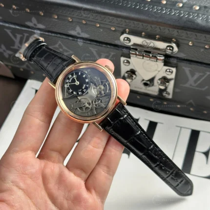 Breguet Tradition 7097 | 40mm | Rose Gold Kasa | Açık Kadran | ZF Factory | Super Clone | ETA Saat