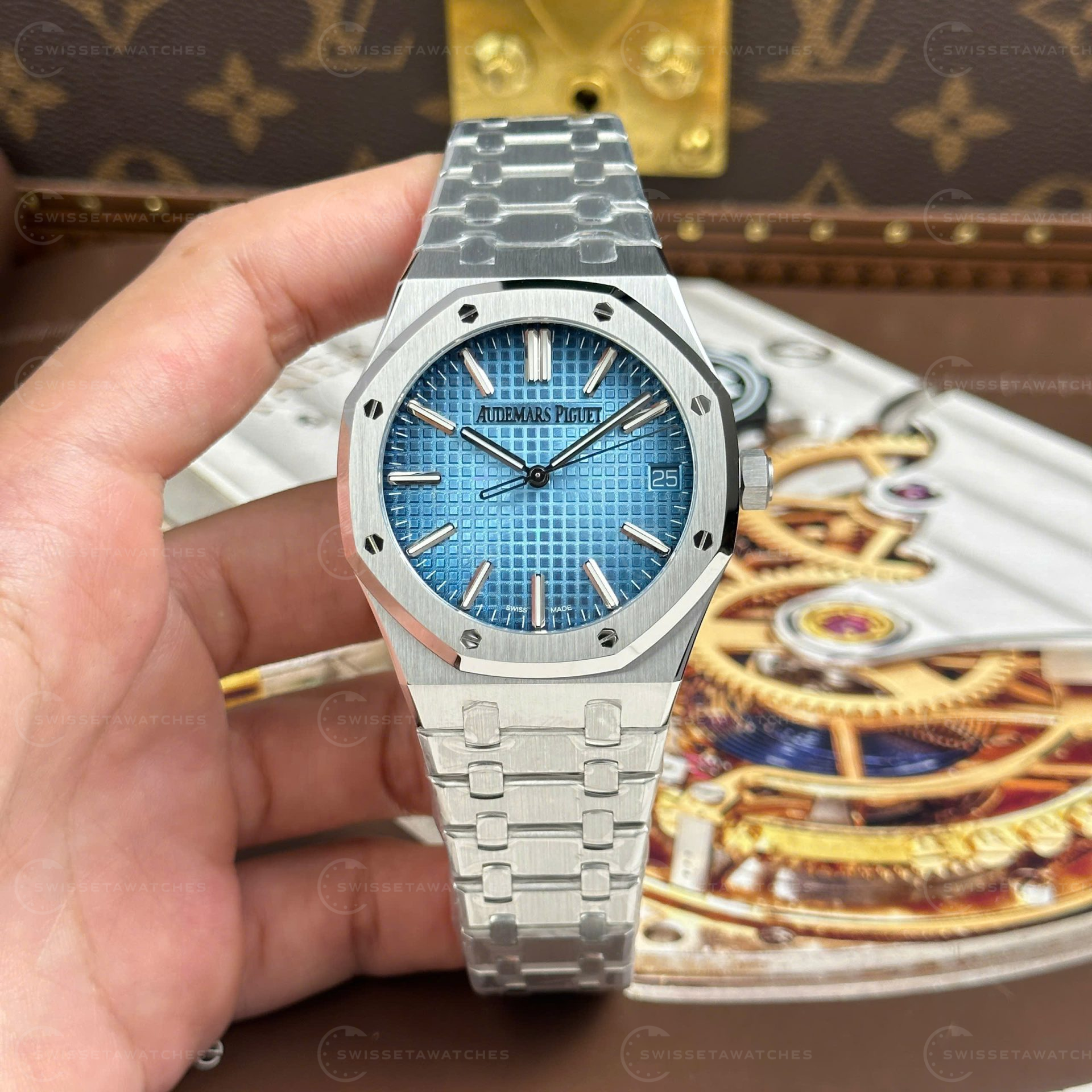 Audemars Piguet Royal Oak 15510BC Blue Dial ZF Factory 41mm – Super Clone -swissetawatches (1)
